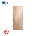 hollow core single leaf wooden flush door for exterior building